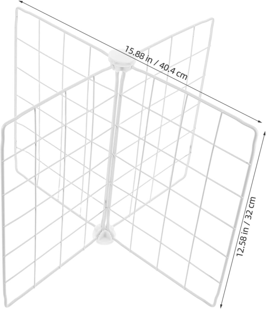 Happyyami Freezer Organizer Divider Iron Wire Storage Basket Adjustable Partition Grid for Efficient Fridge and Freezer Space Management
