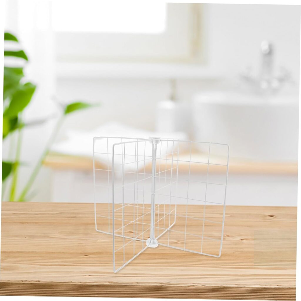 Happyyami Freezer Organizer Divider Iron Wire Storage Basket Adjustable Partition Grid for Efficient Fridge and Freezer Space Management