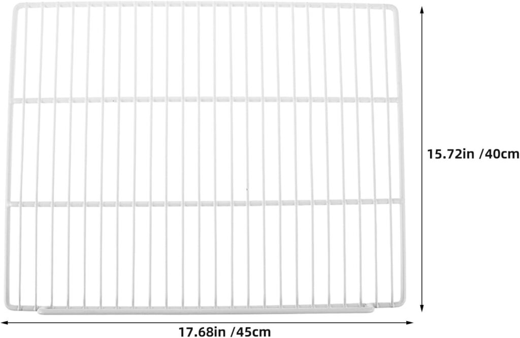 Healeved Refrigerator Freezer Shelf Rack Metal Wire Storage Basket Cabinet Organizing Shelf Wire Sorting Rack Divider Replacement For Kitchen Freezer          [Energy Class A]