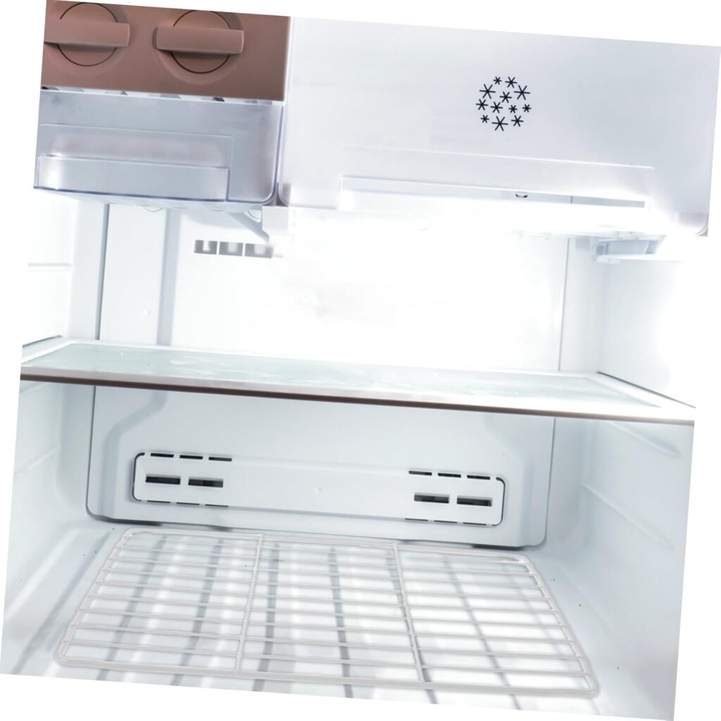 Hohopeti 2 Pcs Freezer Shelf Replacement Iron Wire Racks White Coated Refrigerator Organizer Divider Shelving for Commercial and Home Use Space-saving Vertical Storage with Easy           [Energy Class A]