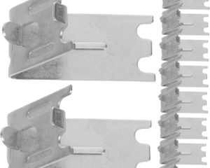 HOMSFOU 10pcs Stainless Steel Refrigerator Shelf Brackets review