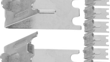 HOMSFOU 10pcs Stainless Steel Refrigerator Shelf Brackets review
