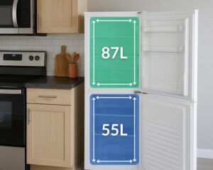 HYE White 142L 50/50 Fridge Freezer RF01FF142W01 review