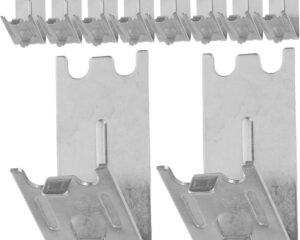 Mikinona 10pcs Stainless Steel Refrigerator Shelf Supports review