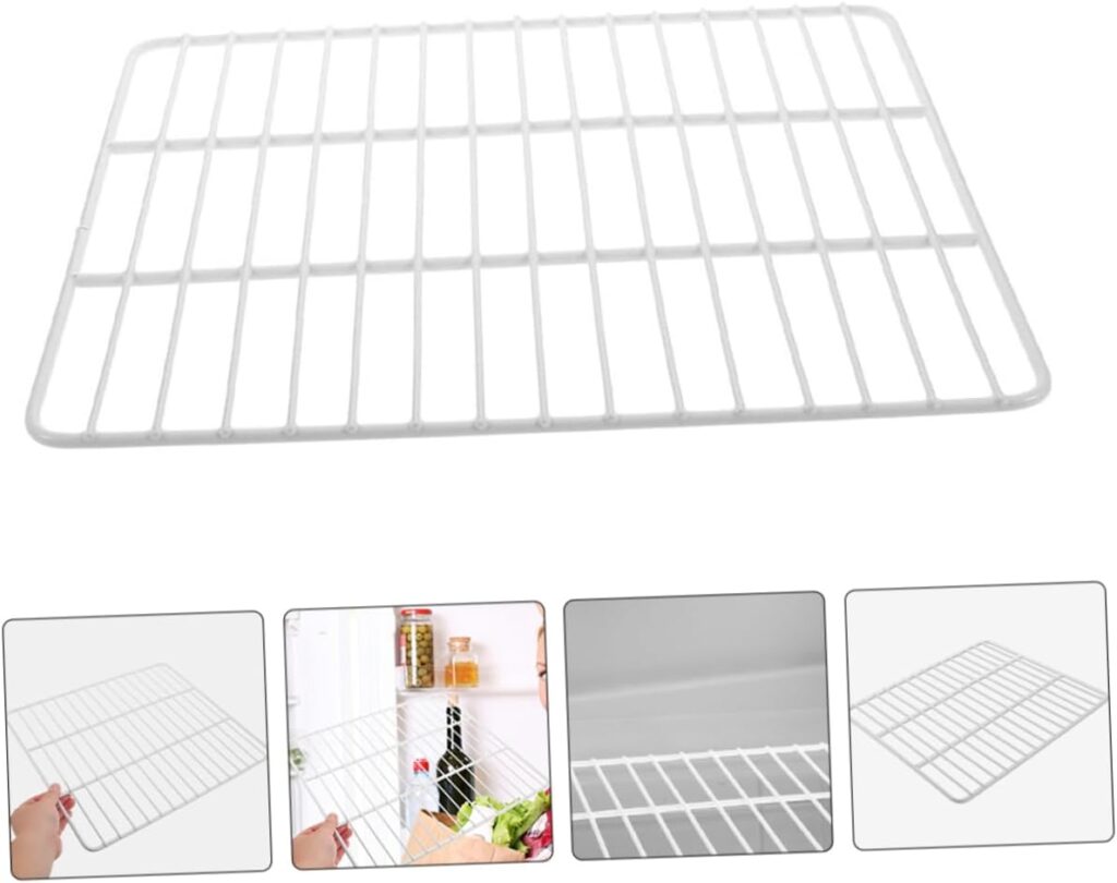 Refrigerator Wire Dividers Organizer Metal Shelf Partition 49x38cm Iron Freezer Separator Grid for Fridge Storage and Commercial Display Shelving Refrigerator Wire Dividers Organizer Metal Shelf Partition 49x38cm Iron Freezer Separator Grid for Fridge Storage and Commercial Display Shelving