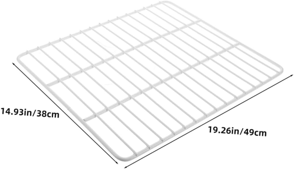 Refrigerator Wire Dividers Organizer Metal Shelf Partition 49x38cm Iron Freezer Separator Grid for Fridge Storage and Commercial Display Shelving Refrigerator Wire Dividers Organizer Metal Shelf Partition 49x38cm Iron Freezer Separator Grid for Fridge Storage and Commercial Display Shelving