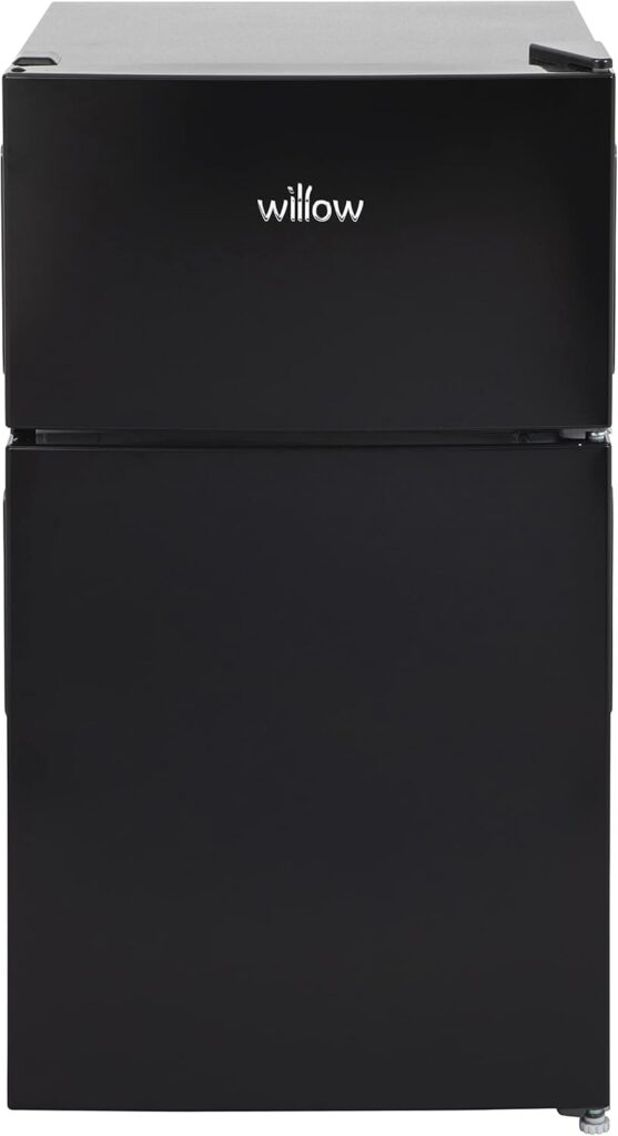 Willow WB50UCFF 86L Under Counter Fridge Freezer with 4* Freezer Rating, Adjustable Thermostat, Low Noise Level, 2 Years Warranty - Black           [Energy Class E]