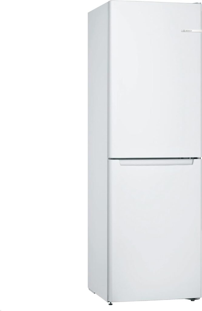 Bosch Home  Kitchen Appliances Bosch KGN34NWEAG Serie 2 Freestanding Fridge Freezer, No Frost, 297L capacity, 60cm wide, White          [Energy Class E]