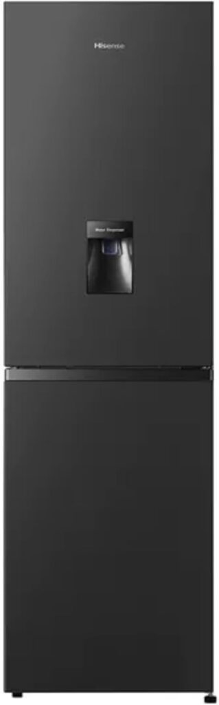 Hisense 256 Litre 50/50 Freestading Fridge Freezer - Black          [Energy Class E]