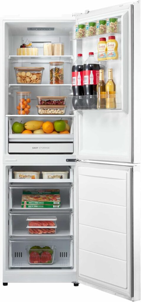 Midea 50/50 Total No Frost Fridge Freezer - White - D Rated          [Energy Class D]
