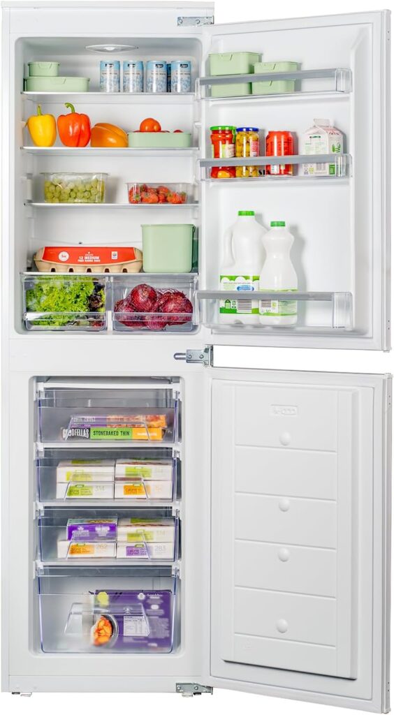 SIA AMZRFI105 50/50 Split Built In Integrated 240L Fridge Freezer With Sliding Fittings          [Energy Class F]