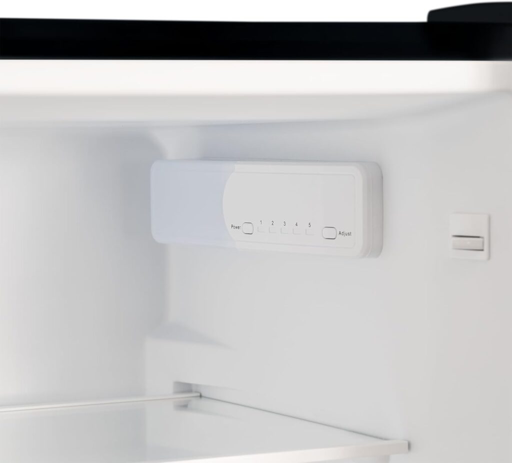 SIA SFF15050BLE 50/50 Split Freestanding 149L Combi Fridge Freezer in Black, Low Frost, 4* Freezer Compartment, E Rated, 2 Years Parts  Labour Guarantee          [Energy Class E]