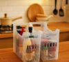 3 Pcs Plastic Fridge Organizer Bins with Wheels Review
