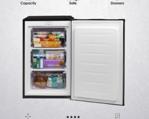 Abode Under Counter Freezer 48cm 60L Black review