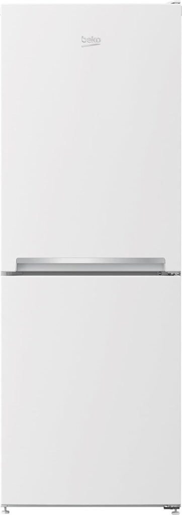 Beko CFG4552W Fridge Freezer | 50/50 Freestanding Frost Free | E Rated Energy Class| Large 220 Litre Capacity | Freezer Guard | LED Light          [Energy Class E]