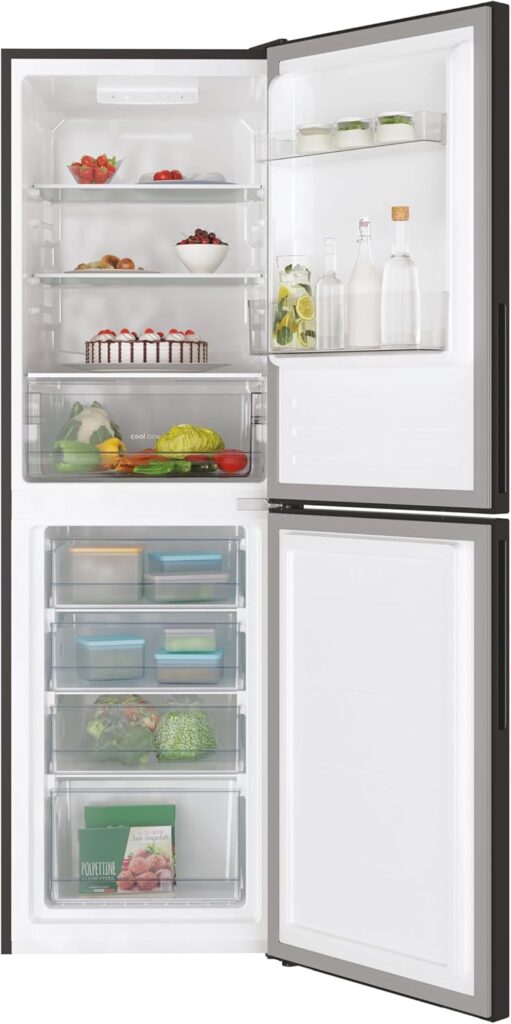 CANDY CCT3L517EBK-1 Low Frost Fridge Freezer - Black - E Rated          [Energy Class E]