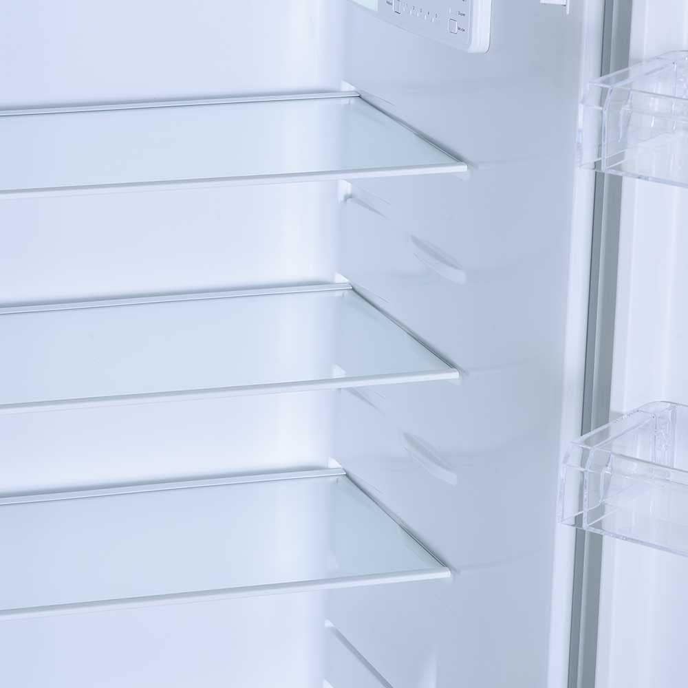 Cookology CBIFF70302 70/30 Integrated Built In Fridge Freezer Refrigerator, Frost Free with Reversible Doors, Adjustable Temperature Control and 4 Star Rating Freezer - In White          [Energy Class F]