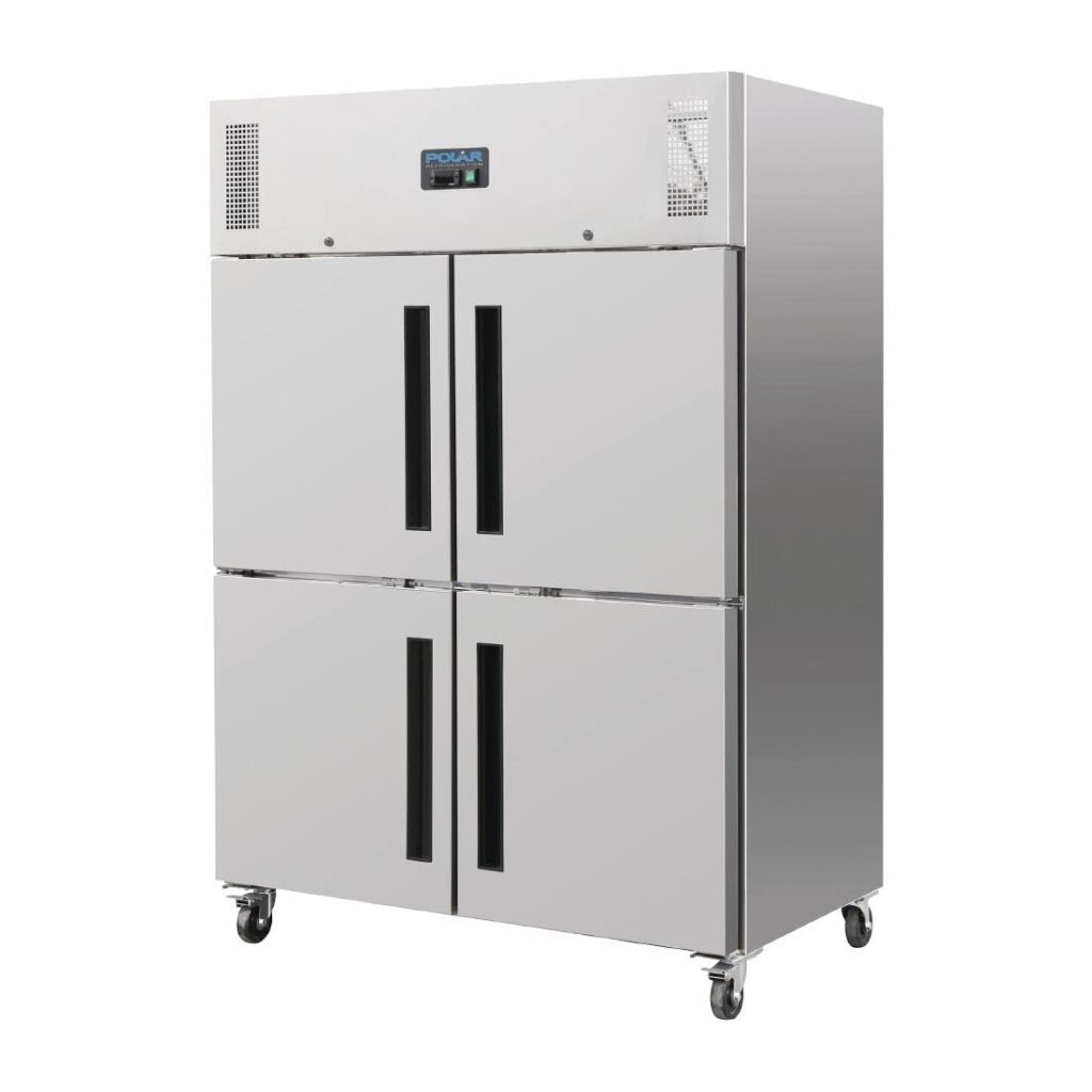 Polar Refrigeration G-Series 700W Upright Double Stable Door Gastro Freezer 1200 Litre, Stainless Steel, -20°C to -10°C, 2010(H)x1340(W)x800(D)mm, 6 Shelves, Energy Rating D, Lockable Castors | CW196 Polar Refrigeration G-Series 700W Upright Double Stable Door Gastro Freezer 1200 Litre, Stainless Steel, -20°C to -10°C, 2010(H)x1340(W)x800(D)mm, 6 Shelves, Energy Rating D, Lockable Castors | CW196