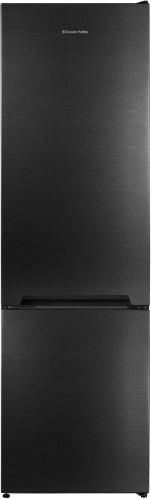 Russell Hobbs Freestanding 60/40 Split C Class Fridge Freezer, 331L Total Capacity, Total No Frost, 4 Star Freezer Rating, Adjustable Feet, Reversible Door in Anthracite, RH185FF601C1AN          [Energy Class C]