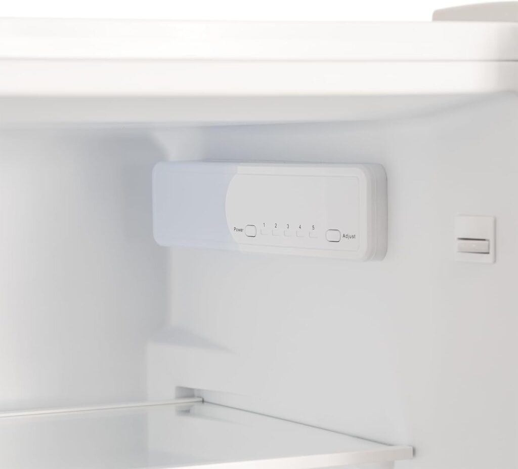 SIA SFF15050WE 50/50 Split Freestanding 149L Combi Fridge Freezer in White, Low Frost, 4* Freezer Compartment, E Rated, 2 Years Parts  Labour Guarantee          [Energy Class E]