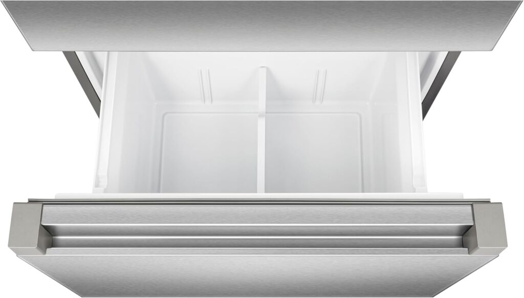 Teknix THFD17870X French Four Door Fridge Freezer - 418 Litre Capacity - Frost Free - Digital Controls - Stainless Steel, H178.5 x W70.4 x D70.0 (cm)          [Energy Class E]