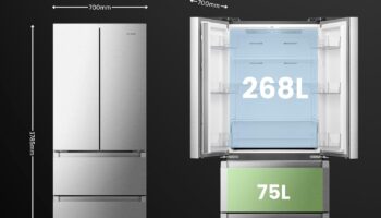 Teknix THFD17870X French Four Door Fridge Freezer review