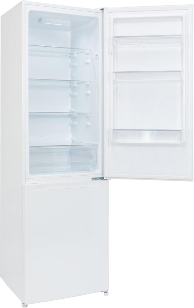 Willow WFF1760W 262L Freestanding 70/30 Fridge Freezer with Adjustable Thermostat, 4* Freezer Rating, Mark-Proof Finish, Low Frost, 2 Year Warranty – White          [Energy Class E]