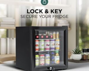 Glass Mini Fridge 50L Beer Chiller review
