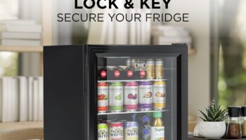 Glass Mini Fridge 50L Beer Chiller review